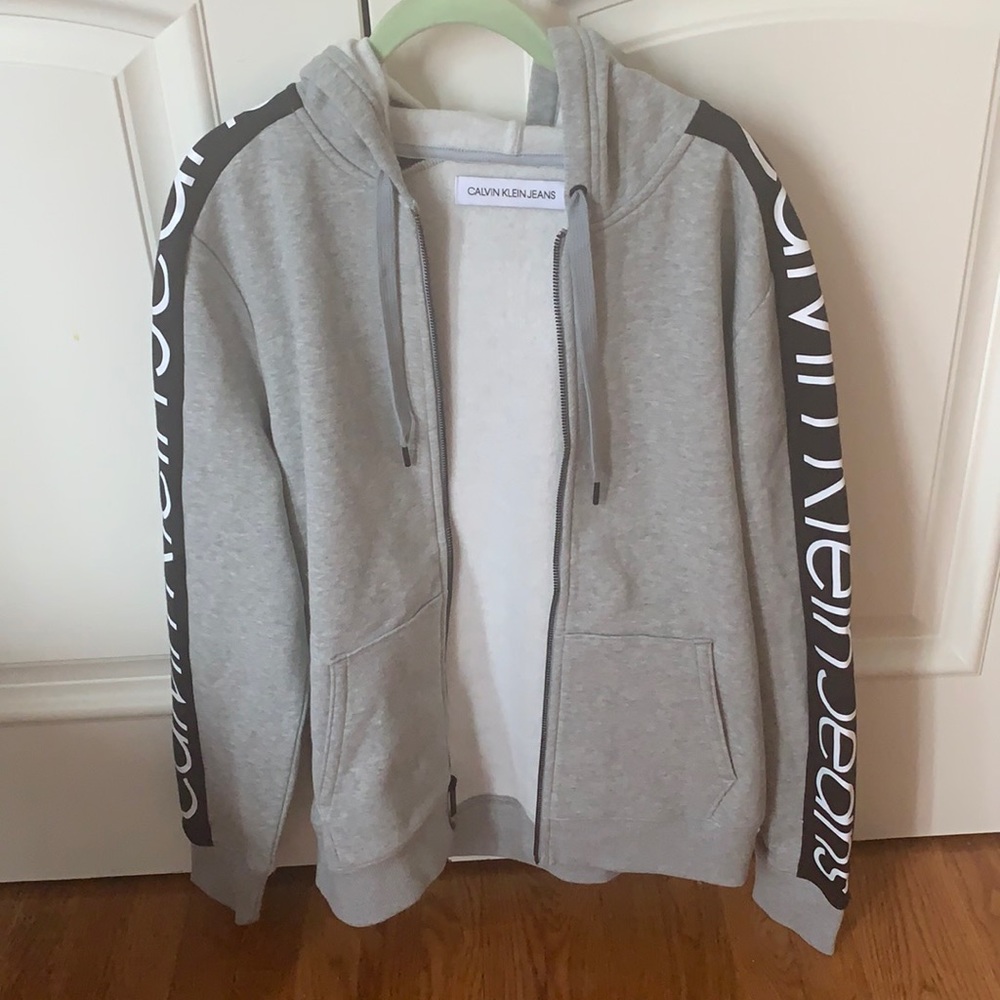 Brand New Calvin Klein Jeans Zip Up Sweater
